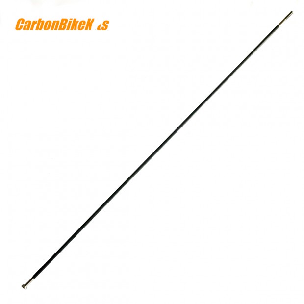 2.3x1.6mm 2g Raggi in carbonio e lega di titanio per bicicletta Straight Pull 142mm-307mm
